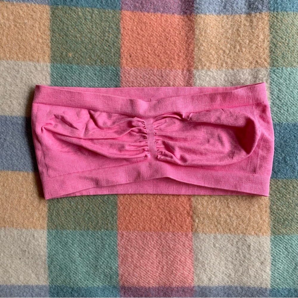 SOLD *FREE with purchase* Miniso pink bandeau - EUC